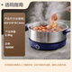 SUPOR stainless steel electric hot pot, ultra-thin quick-boiling electric cooking pot, hot pot special pot, household multi-functional split electric hot pot, 4L meat shabu multi-purpose H40YK783