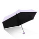 Paradise Umbrella Sunscreen Tanner Ultra-light Portable Folding Capsule Pocket Sunshade Five-fold Sunshine Rain Dual-purpose UFP50+ Light Purple