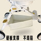 爱帛哆（AIBODUO）遛娃神器白色置物袋底部储物篮底筐挂袋挂包婴儿手推车底下放东西 白色置物袋(底部不塌陷 不拖地)