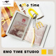 Cool Kangaroo KQ Passeport Boarding Pass Ticket Air Ticket Overseas Cross-Border Men and Women Certificate Protection Portable Certificate Case Maimai Passport Clip + M Pendant