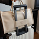 Sac à main tuke sac de voyage courte de courte distance nette de sacs à grande capacité sac à bagages sac de voyage sac de voyage sac de rangement beige beige