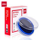 Deli Round Financial Quick Trockendruckplattform Tintenpaste, langlebig und kein Smudge 9863 Blau
