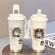 Sanrio Genshin Impact Naxida Isliess Water Cup Мужчины и студентка соломенной спортивной чашки.