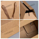 Yuhehe kraft paper packaging box 5-10 Jin Jin equals 0.5 kg Universal holiday blank gift box fruit dry goods bacon specialty gift box customization Kraft paper style - small (2-5 Jin Jin equals 0.5 kg) 1 empty box