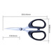 Zhang Xiaoquan stationery scissors stainless steel household scissors office small scissors pointed scissors lace scissors art scissors