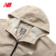 NEW BALANCE/NB Woven Jacket 男经典简约休闲运动卫衣连帽外套 NAE12121-BK 黑色 L