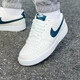 耐克（NIKE）休闲鞋男鞋秋冬新款COURT透气耐磨运动鞋时尚经典潮流低帮板鞋 HQ4867-101/帆白/军械深海蓝 41 (260mm)