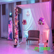 Internet-Promi weibliche Anker-Anker warm, romantisch und einfacher Live-Sendungs-Hintergrund-Stofftuch-Anker Live-Broadcast Room Hintergrund 3D Dreidimensionale Videofotografie ZP-15775 2 Meter breit + 2,5 Meter hoch (mit Haken)