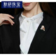 MOYAN Magpie Bird Brooch Japanese Cute Anti-Lighting Personalized Suit Color Pin Corsage Accessories Magpie Brooch A24-210