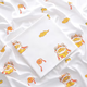 Acacia tung single newborn delivery room swaddle combed cotton newborn swaddling blanket baby wrap snail bear 83*83