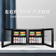 Midea displays refrigerated fresh cabinet 45 liters commercial high-end small beverage cabinet office small refrigerator hotel refrigerated cabinet bar bass ice bar first-class energy efficiency LC-45GM glazed stone black