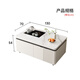 Jibao slate removable lifting coffee table with kettle integrated living room simple light luxury high-end Kung Fu tea table Kung Fu coffee table with tea stove set door-to-door installation