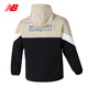 NEW BALANCE/NB Woven Jacket 男经典简约休闲运动卫衣连帽外套 NAE12121-BK 黑色 L
