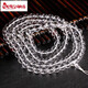 Weiyang natural white crystal bracelet for women 108 rosary beads multi-circle transparent bead necklace simple 8MM net style