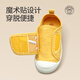 M1&M2 children's shoes girls canvas shoes boys indoor shoes kindergarten outdoor white shoes children's shoes women's toddler shoes 398 yellow 25 suitable for feet 15cm long