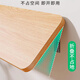 Jiyi Mufang one-word plate storage rack wall storage rack wall-mounted folding table no punching kitchen storage one-word plate dining table decoration walnut color 80X30CM (with 2 thickened anti-rust branches