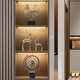Soft Decoration Ornament Feel Light Luxury Model Room Wohnzimmer TV -Schrank Open Grid Sales Office Bücherregal Dekoration 3883 STEP UP UP up