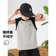 Zuoxi Boys Vest Summer Pure Cotton 2025 Новая детская футболка без рукавов Top Boys Одежда Black 140