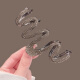 Ji Sifanmeirad Haarclipkopfschmuck für Frauen High-End-Haarcliphai-Clip-Kopf-Clip-Haarzubehör für Geburtstagsbox Maillard High-End-Haarclip (Geschenkbox)