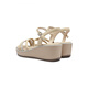 Rote Libelliefelhähne Sandalen für Frauen im Sommer Neue Ein-Strip-Frauenschuhe Schwamm Kuchen Dicke alleinige Temperament Mutter Sandalen WFK24141 Aprikosenfarbe 36