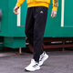 阿迪达斯 （adidas）裤子男裤 2025夏季新款运动裤户外透气休闲跑步健身训练针织长裤 GK9226/棉质针织/弹力裤口 M