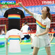 赛事威2024新款yy羽毛球服王小羽彩虹短袖女上衣吸汗速干运动比赛训练服 7029黑色女款上衣 M