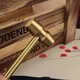 WTLYBLE Wenwan hammer, small brass hammer, solid small round-head hammer, starting to smash golden eggs, copper hammer crafts for boyfriend, 1 small copper hammer, made of copper, about 14cm long and 4