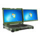 Huazhixin Contrôle Huazhixine Contrôle [ordinateur portable renforcé à trois étapes] 15,6 pouces Military Renforced ordinateur portable Industrial Computer Workstation Server Domestic Computer Portable All-in-One Dimensity TJ-156-2 Di-Dual Screen-Three Affichage Immorpo