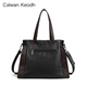 CALWAN KEODH Tote Bag Women's Bag 2025 New Autumn and Winter Large Capacity Portable Crossbody Mother's Birthday Gift for Girlfriend and Wife Black Light Luxury Fashion Versatile Casual Practical Careful Girlfriend