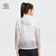 KOLON SPORT/Kolon Skin Jacket Chaqueta para mujer ligera AIR-LIGHT resistente al desgaste e impermeable LKJK4MN104-IV Marfil Blanco S 160/84A