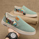 
Citron Pavilion Beijing Canvas Shoes Men's Shoes 2025 New Summer Casual Canvas Shoes Thousand-layer Sole One-Pin Breathable Thin Style Beige 42 (260mm)