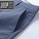 JEEP SPIRIT纯.棉男士五分裤弹力休闲短裤男夏季薄款外穿系皮带修身裤子男 9909浅灰 29 95-105斤左右