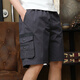 
Pierre cardin work shorts men's summer thin beach casual pants men's versatile fashion large size loose shorts T1502 yellow 2XL