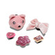 Crocs Crocs Smart Star Accessories Hole Zapatos Mezclados y combinan con un juego rosa de cinco piezas mixta y combina con un set de cinco piezas
