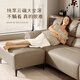 Gu Jia Home (Kuka) [Cloud-Serie] Italienische Null-Wand-Rücken-Sofa Wohnzimmer 6212 Phantom Black 3-Person Links Elektro