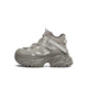 Tianmeiyi Dad Schuhe Schnürsport Sport vielseitig dicker Sohle hochtop Frauen lässig Schuhe Frühling und Herbst CJ841DD4 GRAY 39