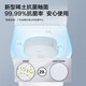 JOMOO Jiumu Bathroom Store Toilet Glaze Household Siphon Water-saving Bathroom Ordinary Toilet 1396 Siphon Impulse Model [Installation] 400mm