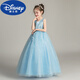 Disney (Disney) Vestido de cumpleaños para niñas Vestido de princesa de alta gama Flores para niños Flores de novia Vestido de boda Piano Ropa de rendimiento BX683 Blanco 120 cm