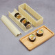 Sushi mold set, home DIY sushi roll tool set, sushi making tool set, sushi mold heart-shaped three-piece set