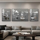 Sofa background wall decoration painting living room hanging painting elk triple painting mural atmospheric wall painting oil canvas ps K11972 30*40 left and right 60*40