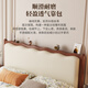 Laisda American en bois massif lit noyer 1,5 m double lit français classique lit doux lit yf688 # 1,5 lit + coussin