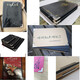Dujiaxing Notebook Cover Bread Book Book Protection Protection Manual de portada Protección de cuello de cuero Vaceta Anti-Collision Metal Álbum 1429 10 piezas