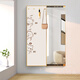 Hidden Push-Pull Mirror Spiegel Spiegel dekoratives Gemälde unsichtbarer Schlafzimmer Dressing Spiegel Hängender Maler Hidden-Signalspiegel Ping eine Joy-yc-243-D [Push and Pull-Spiegelmalerei + 235*100 x modernes Schwarz [rechts und Zug- und Zug- + Aluminiumgelenk