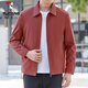 Woodpecker (TUCANO) jacket men's jacket men's 2025 new spring and autumn middle-aged and elderly lapel daddy jacket casual executive jacket N9712 khaki L 175