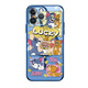 Neue Katzen- und Maus-Apfel-Magnetische Telefonhülle transparent ultradünne Silikonweichschale Magsafe Wireless Ladungs-Cartoon Fun Lucky Tom Jerry Geeignet für Männer und Frauen [elektro-plattiertem magnetischem Blau] Tom 1-MF673y iPhone14promax