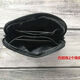 
Japanese men and women's personalized zipper short coin wallet clutch coin card bag min pocket bag storage bag black canvas small