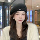 Xishengduo stereotyped brick red beret women's autumn and winter Korean version temperament white woolen women's new hat caramel color