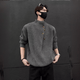 Yiran presents irregular button design turtleneck sweater for men, Korean trendy brand, handsome and lazy oversize sweater top, gray XL, recommended 140-160Jin Jin is equal to 0.5 kg