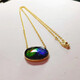 Libiao Canada's new other natural crystal gemstone necklace for women ammolite stone pendant for women