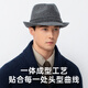 Siggi top hat wool autumn and winter men's British woolen gentleman's hat small top hat warm outdoor jazz hat for father